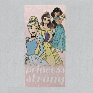 Disney Princesses Beach Towel measures 29 x 59 inches